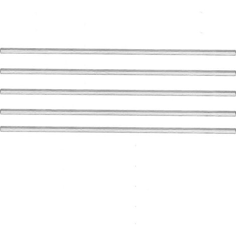 5-teiliges Edelstahl-Rundstangen-Set (6 mm) für Roboterspielzeug DIY4100-0006-0