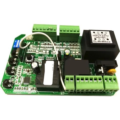 Kit d'ouvre-portes automatiques Version universelle ouvre-moteur de porte coulissante carte mère carte de Circuit imprimé remplacée 433.92Mhz télécommande à Code roulant pour accessoires de portail co (1/5)