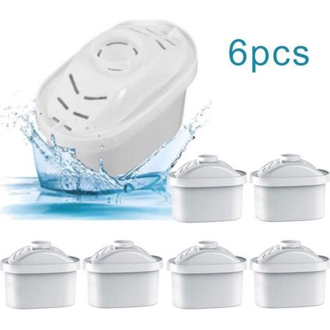 6PCS/Lot Cartouches Filtres pour Brita Maxtra Remplacement Pièce de Rechange (1/4)