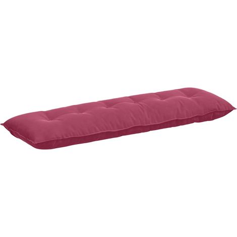 vidaXL  Back Pillow  Wine Red 160 x 50 cm Corduroy Fabric
