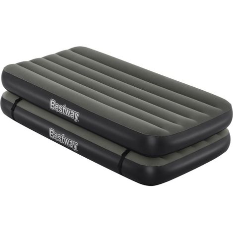 Bestway Matelas gonflable 2 personnes 188 x 99 x 25 cm lits jumeaux 3 en 1 (1/10)