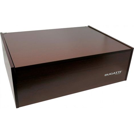 OXFORD Bague Dorée, Ménagère 24 Pièces, Coffret Bois Wengé, Casa - Colore: Oro (1/2)