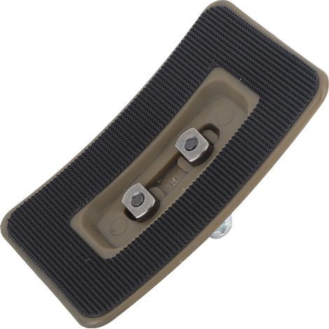 Schnellverschluss-Helmhalterung mit Klettverschluss, hochfeste Nylon-Montagebasis für Outdoor-Aktivitäten, sandfarben