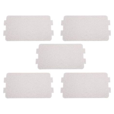 Plaque Mica Micro Ondes, 5 Pièces Feuille De Mica Micro Onde, Remplacement De Couvercle De Guide D'ondes Pour Micro-ondes, Bouclier En Carton Pour Micro-ondes (1/5)