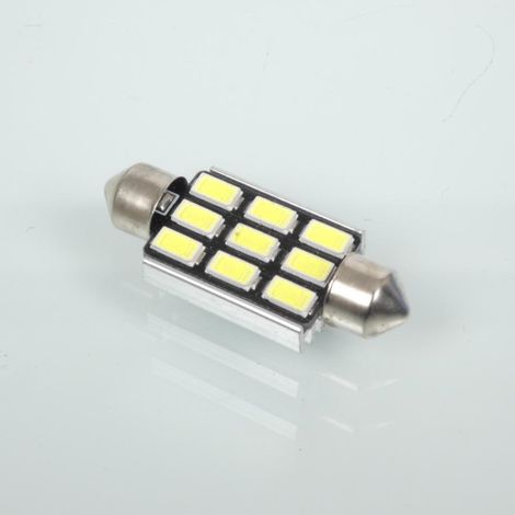 Ampoule LED 12V blanche type navette C10W CANBUS RMS pour auto (1/3)