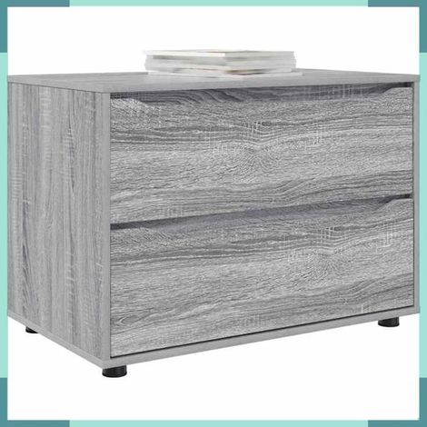 888823 Armoire de rangement Gris Sonoma 80 x 48 x 57 cm (1/5)