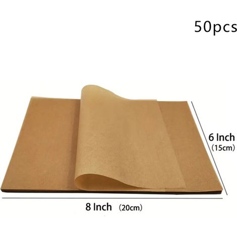50/100 feuilles de papier cuisson antiadhésif précuit (1/5)