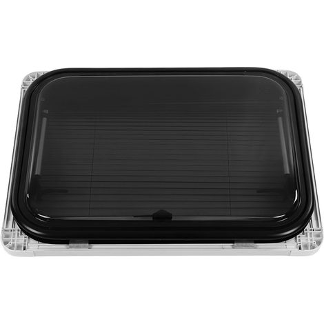 Fenêtre coulissante étanche à coin arrondi, style push-pull, protection UV, pour caravane, camping-car ou remorque. (1/5)
