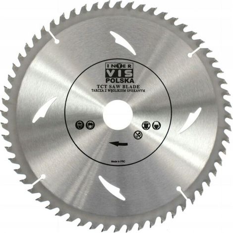 Lame De Scie Carbure Pour Bois - 1 Pièce - 180 mm - Trou 22 23 mm - 60 Dents - Pour Sciage De Panneaux Et Bois Massif (1/4)