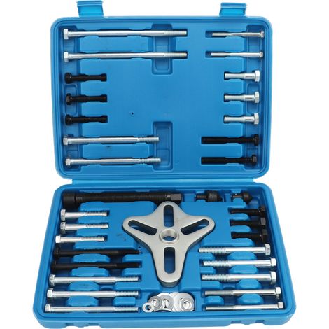 Kit de 54 pièces pour extracteur de volant, extracteur d'amortisseur harmonique et jeu de goujons de préhension pour voitures, camions et SUV (1/5)