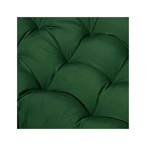 Waterproof Thickened Swing Seat Cushion - Suitable for Backrest Cushions of Garden Swing Seats Only - Dust-Proof Cushion, Durable and Comfortable (Dark Green, 80x120cm) (1/3)