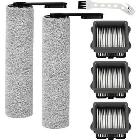 6-teiliges Ersatz-Bürstenwalzen-Set und HEPA-Filter für Tineco iFloor 5/Floor One S5 Nass- und Trockensauger, 2 Walzen (1/5)
