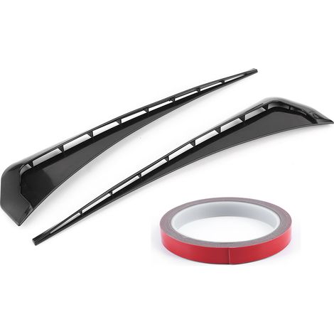 Bande décorative adhésive universelle pour cache-aération d'aile de voiture, compatible avec Honda Civic