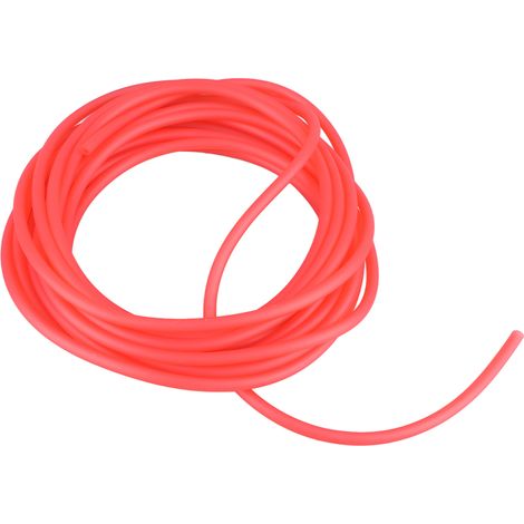 Tuyau Professionnel Silicone Aquarium 16.4ft Rouge pour Changement d'Eau et Filtration