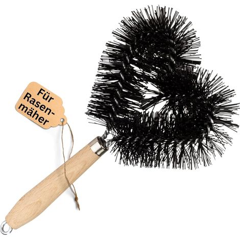 Brosse de nettoyage pour tondeuse à gazon Novaliv Brosse de tondeuse à gazon 25 cm Brosse de tondeuse à gazon pour tondeuses à gazon autoportées