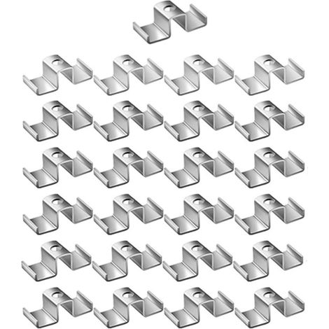 Pinces de montage multi-usage en métal antirouille pour les projets de construction intérieur/extérieur, haute résistance pour les projets de construction d'intérieur/extérieur (1/4)