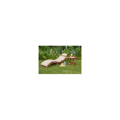 Ipanema Liegen Set 3tlg Liege Kissen Hocker 50x50cm