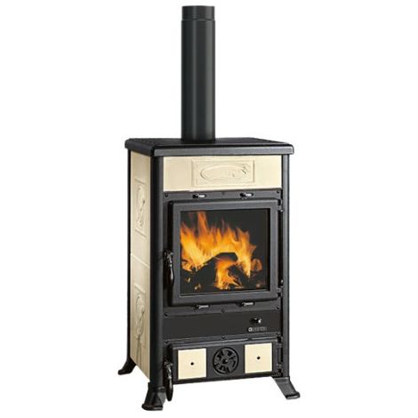 Nordica Stufa A Legna Rossella R1 16 Liberty Panna 9 kW Maiolica Classe A+