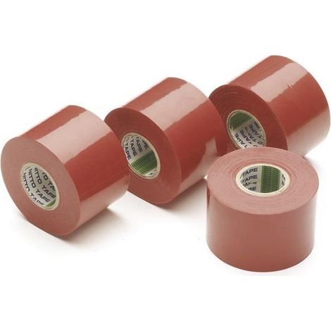 4 Nitto - Isolierband - Rot - 50 mm x 20 m