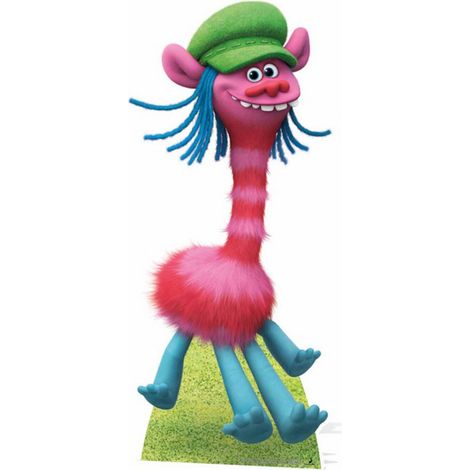 Figurine en carton Les Trolls - Cooper Hauteur 121 CM (1/5)