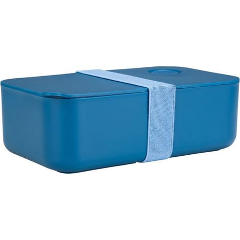 Contenitore per alimenti con divisorio blu indaco (1/5)