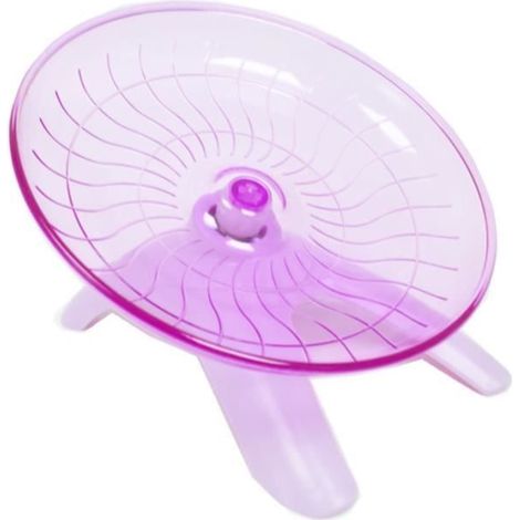 Roue de course pour Hamster, soucoupe volante silencieuse, roue à essieu en acier, jouets, Cage, accessoires pour petits