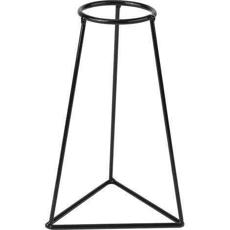 Cadre Vase Métal Noir Formes Créatives Support Plante Déco Café Maison (1/5)