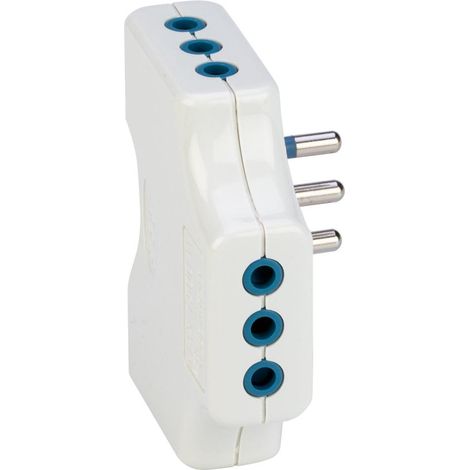 Poly Pool PP2346 Netzstecker-Adapter Typ L (IT) Weiß