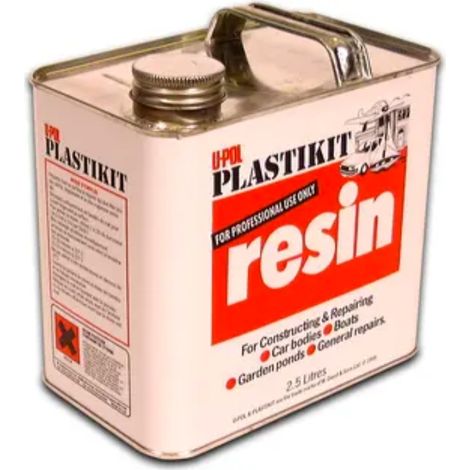 UPOL - Résine polyester - 1 litre - Opaque - RE/1 - Ce produit de marque UPOL est neuf.