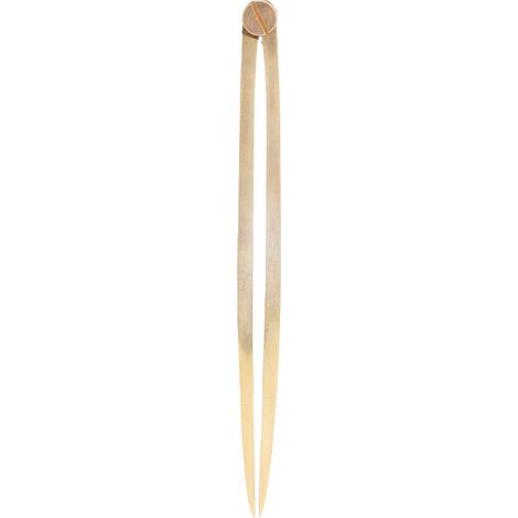Compas de navigation droit en laiton 170mm IMPA371012 robuste et précis pour cartes marines et yachting professionnel (1/5)