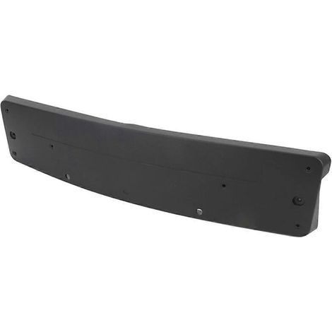 Support de plaque d'immatriculation pour pare-chocs avant noir (1/5)