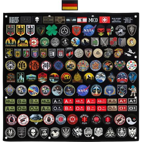 119 x 114 cm surdimensionné (0,65 kg) Crochet et Loop Emblème Panneau en Nylon Tableau Tapis Mur - Insigne titulaire - Militaire Tissu Feuilles Affichage Affiche Suspendu Organisateur (1/5)
