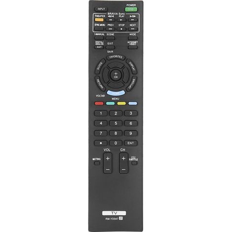Ersatzfernbedienung für Sony HD-LCD-LED-Fernseher RMYD047 (RM&YD047)