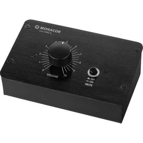 [NEUWERTIG] B-Ware Monacor Pegelregler Lautstärkeregler Stereo Line Passiv Cinch Version Ila 100 Rca