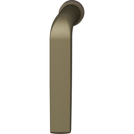 FSB Fenstergriff 341076 - Griff auf runder kleiner Rosette, Aluminium mittelbronze (1/5)