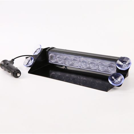 8 Leds Car Truck Emergency Flasher 3 Flashing Modes Dash Strobe Warning Light Day Running Flash LED Police Lights 12V