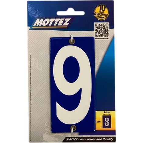 Numéro de maison chiffre 9 (1/3)