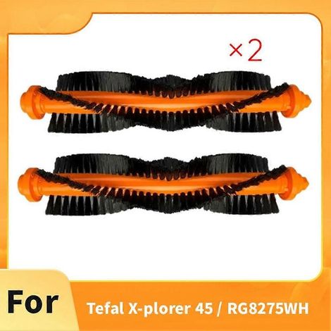 Set mit 2 Hauptbürsten für Tefal X-Plorer 45 Kehrmaschine / RG8275WH - Zubehör und Ersatzteile für Hauptbürsten (1/5)