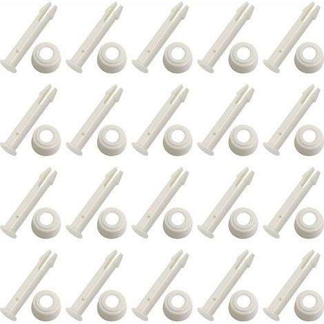 VURAHOME - 20 Goupilles de Joint de Piscine en Plastique pour IPiscine commune Pins avec Joints pièces de Rechange pour piscine IFrame, Intexpool Replacement Spare Parts(5,5 cm) (1/5)