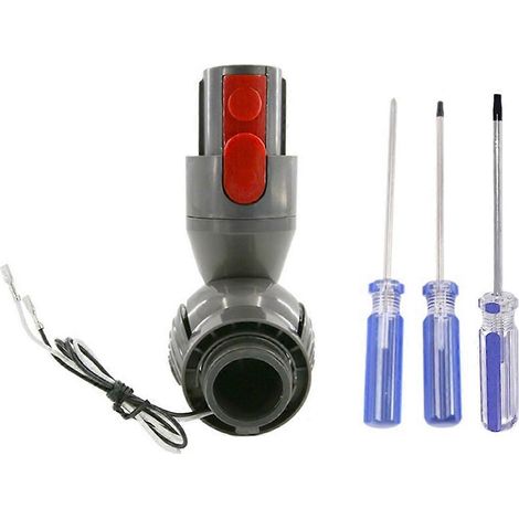 Tête de brosse pour sols Dyson V8 V10 - Accessoires de remplacement - Connecteur pour aspirateur à entraînement direct (1/4)