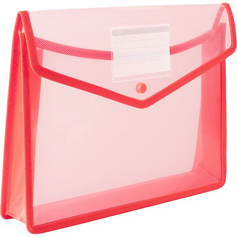 Bolsas para documentos, reforzadas con cordón elástico de alta resistencia y laterales de tela, diseño elegante y sencillo (paquete de 5).