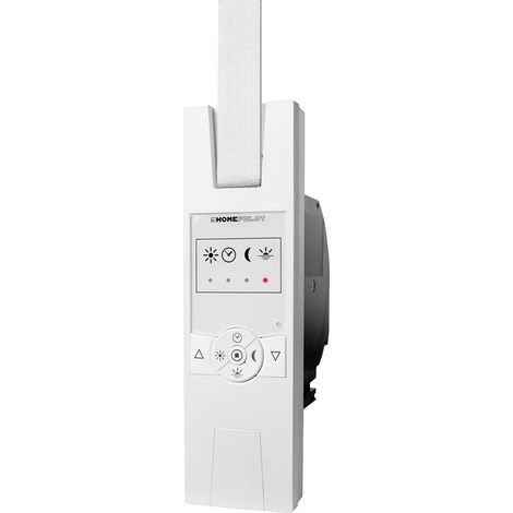 HOMEPILOT avvolgitore elettrico smart RolloTron classic per tapparelle fino 45 kg (circa 6 m²), per cinghia da 23 mm, comp. con telecomando (app, alexa, google tramite il web server domotico premium) (1/4)