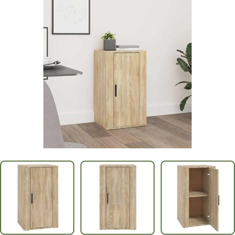 vidaXL Sonoma-Eiche - Sideboard Sonoma-Eiche 40x33x70 cm Holzwerkstoff (1/5)