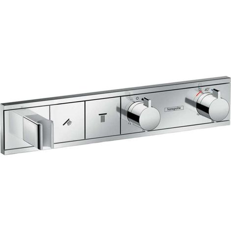 Hansgrohe RainSelect - Miscelatore doccia termostatico ad incasso, a 2 utenze, cromato 15355000 (1/3)