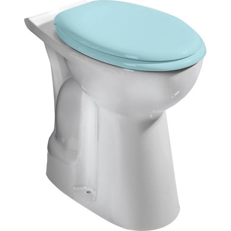 WC HANDICAP, siphon en S, 36,5x67,2cm, blanc (1/2)