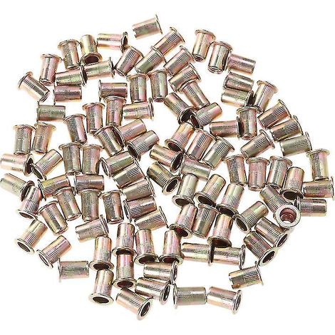 100 rivets à tirer en zinc coloré