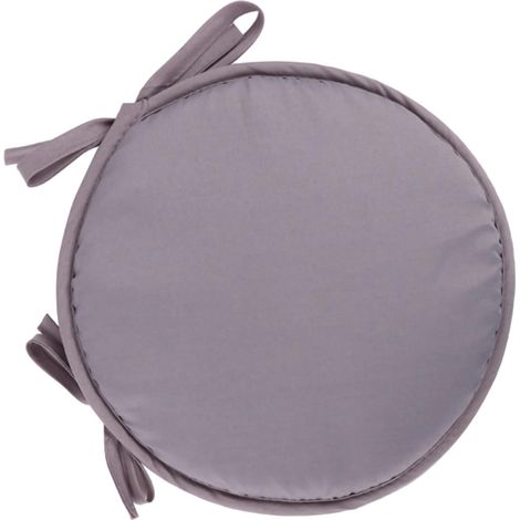 Coussin de chaise salle à manger rond en polyester épais