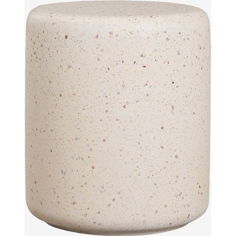 Mesa auxiliar para jardín redonda Ø35 cm en cemento Elyndra SKLUM (1/5)