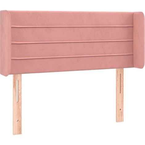 Maison Exclusive - Cabecero de terciopelo rosa 83x16x78/88 cm (1/5)