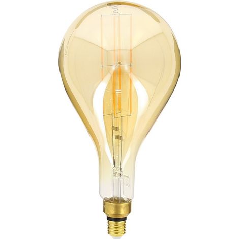 Xanlite – Ampoule filament décorative E27 8W (60W eq.) – 800 lumens blanc chaud 1800K dimmable – Verre ambré – RFDGE500GAD
